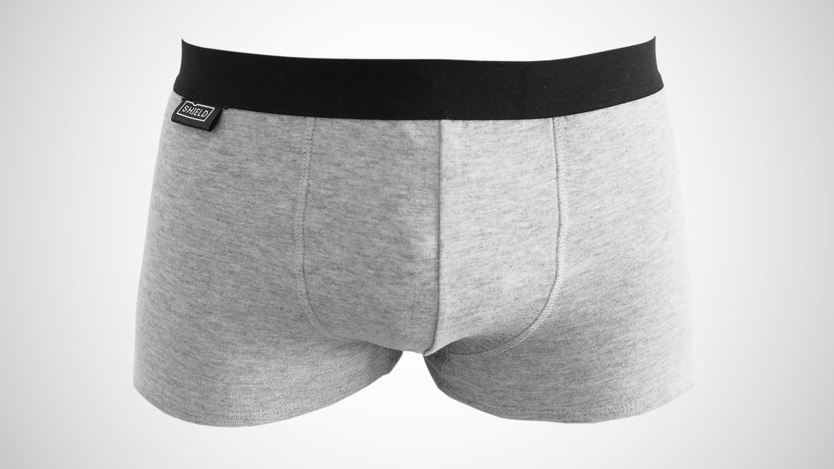 Unisex Anti-Radiation Boxer Briefs – EMF RF Protection, 100% Silver Fiber, Breathable, S-3XL